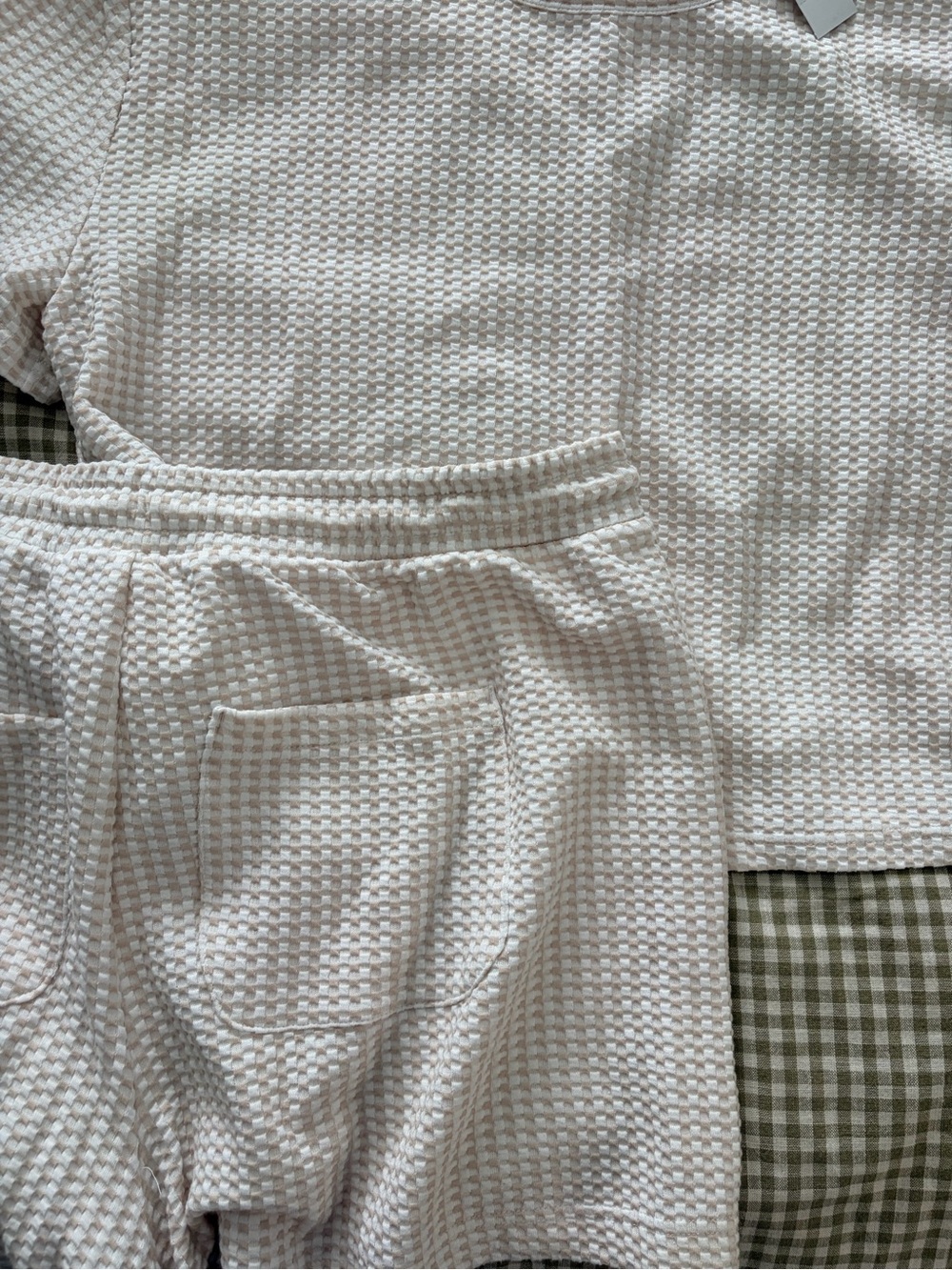 Lou & Grey Cream Waffle Knit Lounge Set - Picture 4 of 5